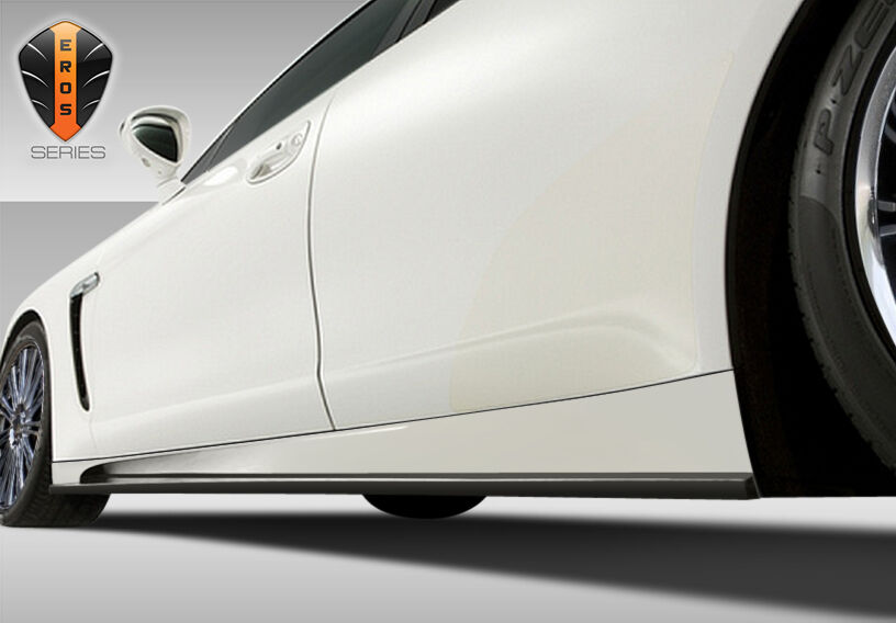 2010-2015 Porsche Panamera Eros Version 4 Side Skirts Rocker Panels - 2PC - 1082