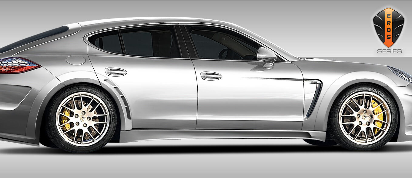 2010-2015 Porsche Panamera Eros Version 4 Wide Body Fender Flares - 6PC - 108291