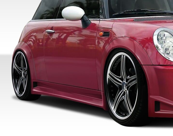 2002-2006 Mini Cooper Duraflex Type Z Wide Body Side Skirts Rocker Panels - 2PC