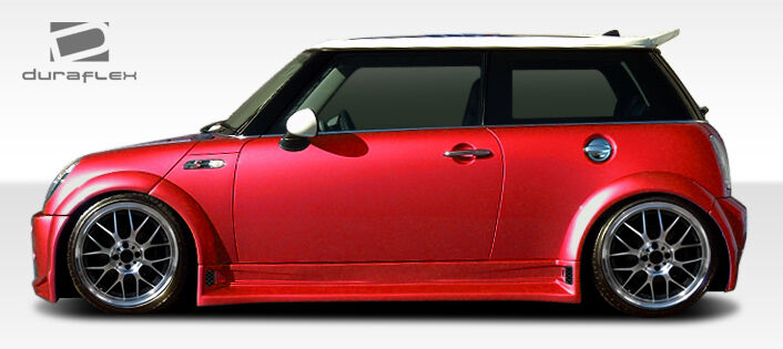 2002-2006 Mini Cooper / Cooper S R50 R53 Duraflex Type Z Wide Body Side Skirts Rocker Panels - 2 Piece