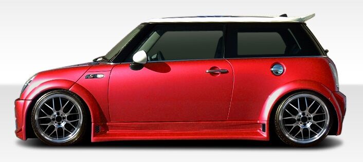 2002-2006 Mini Cooper Duraflex Type Z Wide Body Fender Flares - 6PC - 108320