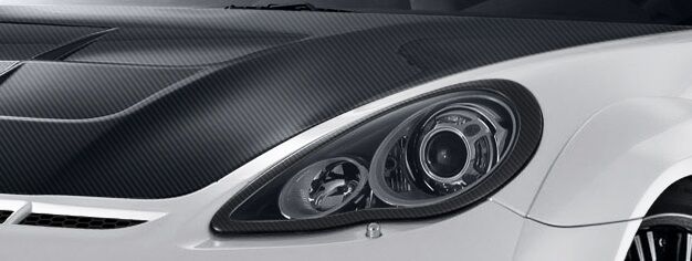 2010-2013 Porsche Panamera Carbon AF-1 Wide Body Eye Lids (CFP) 2PC - 108395