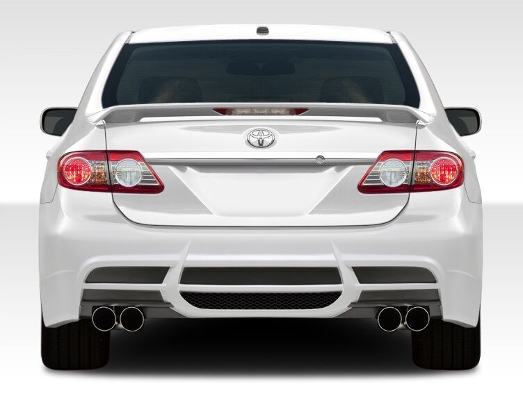 2011-2013 Toyota Corolla Duraflex W-1 Rear Bumper Cover - 1PC - 108400