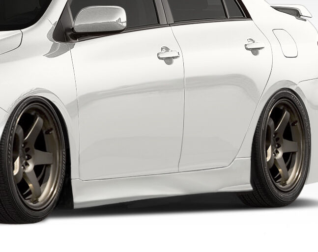 2009-2013 Toyota Corolla Duraflex GT Concept Side Skirts Rocker Panels - 2PC - 1
