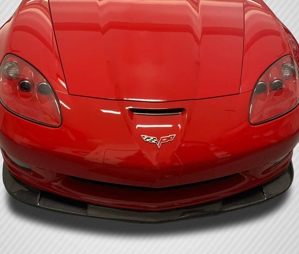 2005-2013 Chevy Corvette C6 ZO6 GS ZR1 Carbon Fiber GT500 Front Lip Under Spoile