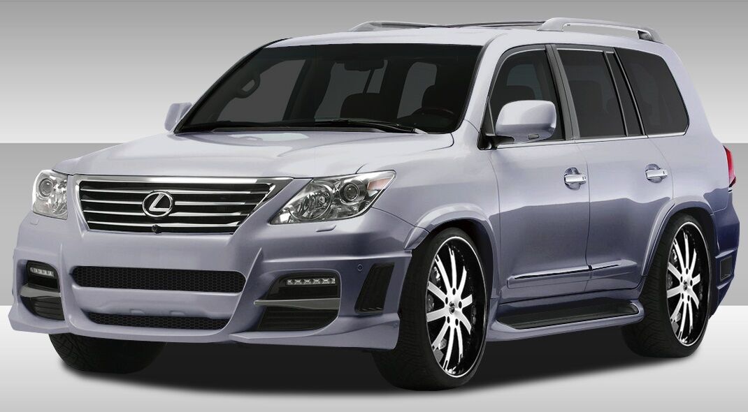 Duraflex Eros Version 1 Style Fiberglass/FRP Front Bumper for 2008-2015 Lexus LX - 108429