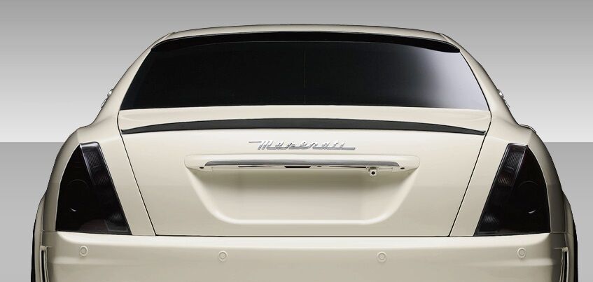 2005-2007 Maserati Quattroporte Eros Version 1 Wing Trunk Lid Spoiler - 1PC - 10