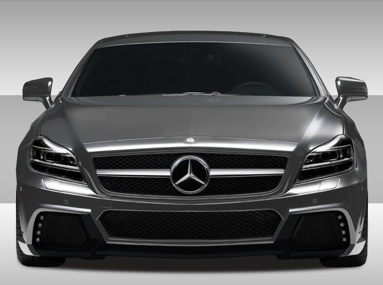 Duraflex Eros Version 1 Style Fiberglass/FRP Front Bumper for 2012-2015 Mercedes CLS - 108437