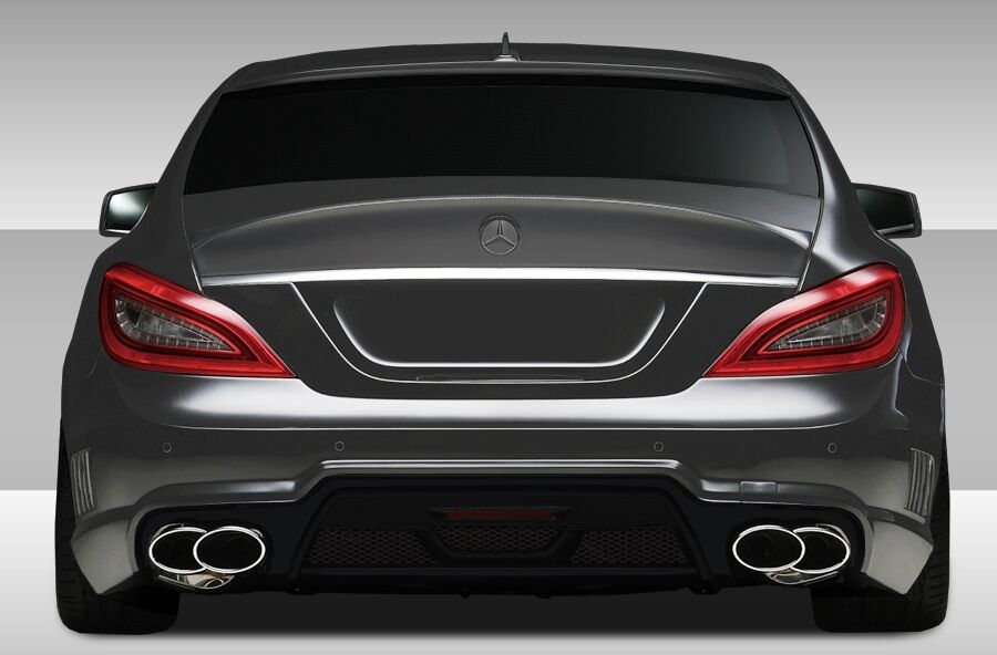 Duraflex Eros Version 1 Style Fiberglass/FRP Rear Bumper for 2012-2015 Mercedes CLS - 108439