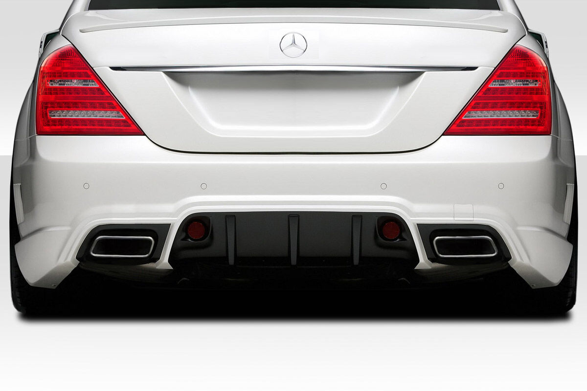 Duraflex Eros Version 2 Style Fiberglass/FRP Rear Bumper for 2010-2013 Mercedes S Class - 108443