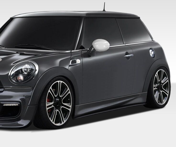 Duraflex DL-R Style Fiberglass/FRP Side Skirts for 2007-2015 MINI Cooper - 108448