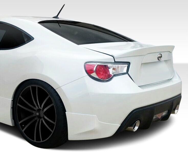 2013-2016 Scion FR-S Subaru BRZ Duraflex X-5 Rear Add On Bumper Extensions - 2PC