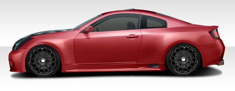 2003-2007 Infiniti G Coupe G35 2DR Duraflex GT500 Wide Body Side Skirts Rocker P