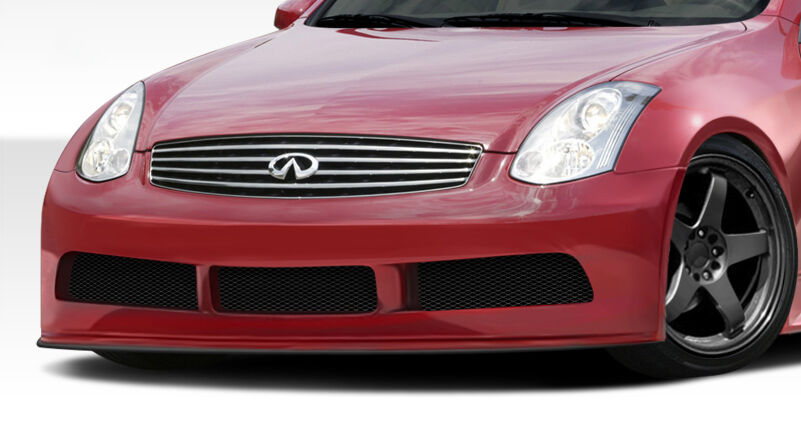 Duraflex GT500 Style Fiberglass/FRP Front Bumper Lip/Add On for 2003-2007 Infiniti G Coupe 2DR. - 119569