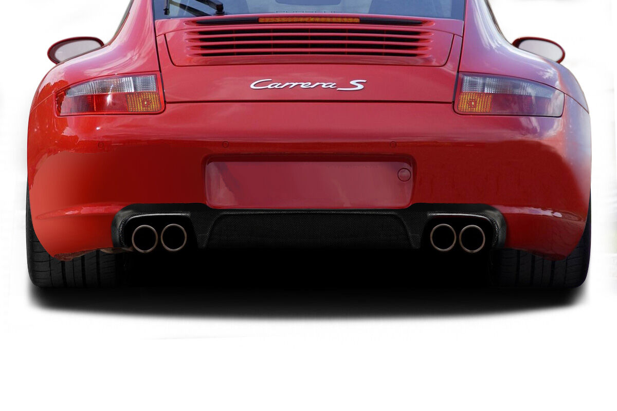 2005-2008 Porsche 911 Carrera 997 Carrera Carbon AF-1 Rear Diffuser (CFP) 1PC - 108521