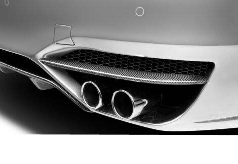 Aero Function AF-3 Style Carbon Fiber Rear Bumper Lip/Add On for 2011-2016 BMW 5 Series 4DR. - 108607