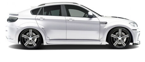 2008-2014 BMW X6 E71 E72 AF-5 Wide Body Side Skirts (GFK) 2PC - 108719