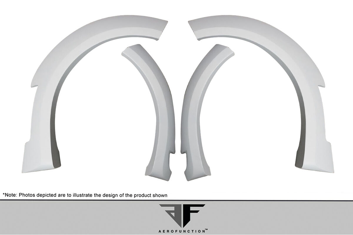 2012-2015 Land Rover Range Rover Evoque 5DR AF-1 Fender Flares ( GFK ) - 12 Piece