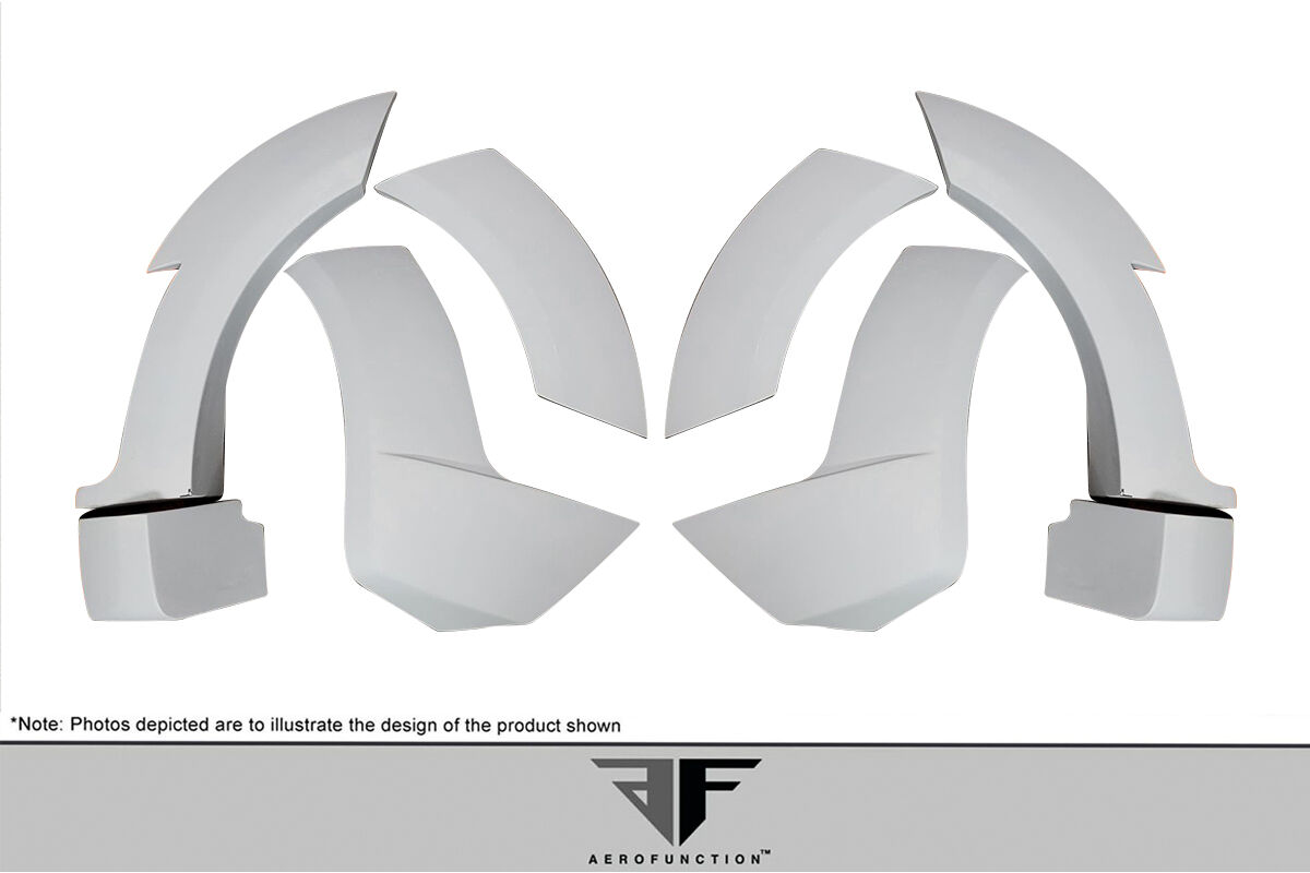 2012-2015 Land Rover Range Rover Evoque 5DR AF-1 Fender Flares ( GFK ) - 12 Piece