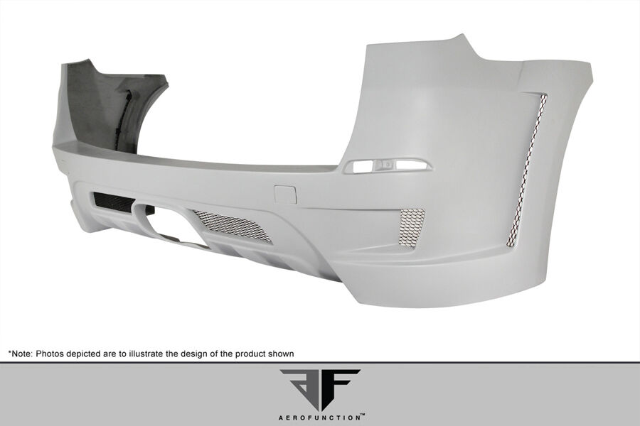 2010-2013 BMW X5 X5M E70 AF-1 Wide Body Rear Bumper Cover ( GFK ) - 1 Piece