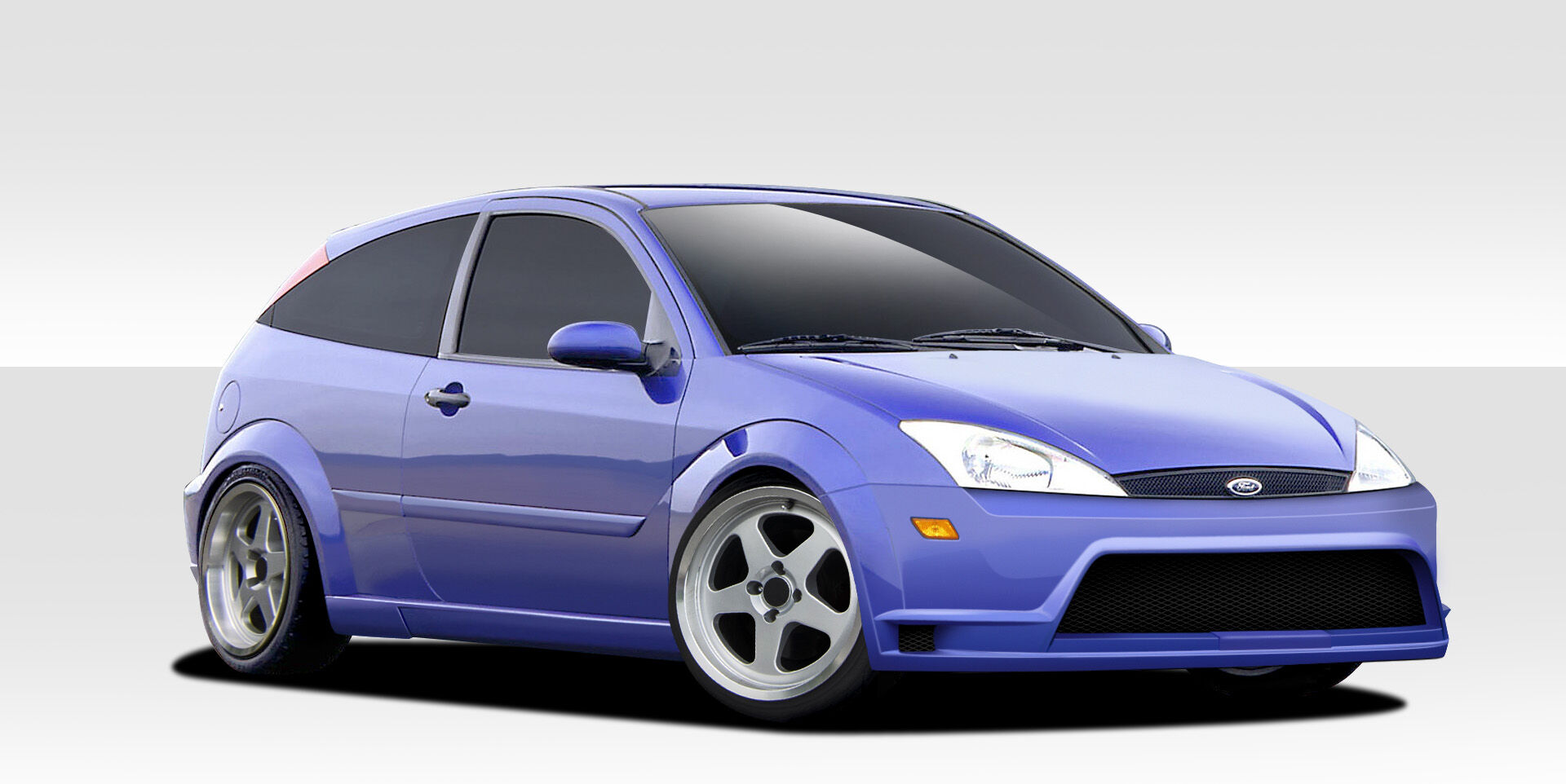 2000-2004 Ford Focus Duraflex GT300 Body Kit - 4PC - 108819