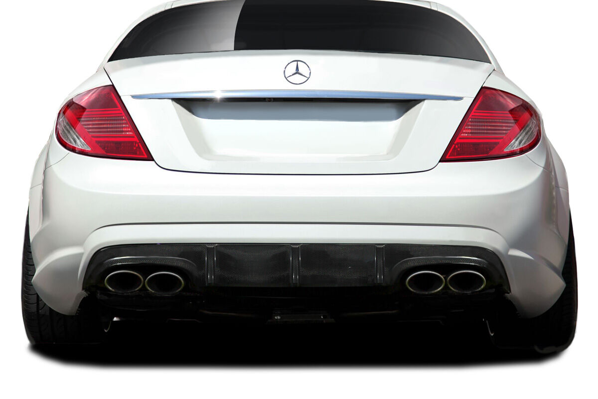 2007-2009 Mercedes CL63 W216 Black Series Carbon AF-1 Rear Diffuser (CFP) 1PC - 108924