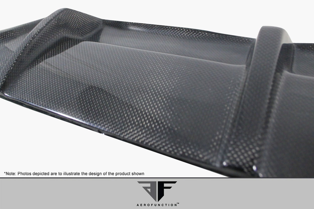 2007-2009 Mercedes CL63 W216 Black Series Carbon AF-1 Rear Diffuser ( CFP ) - 1 Piece