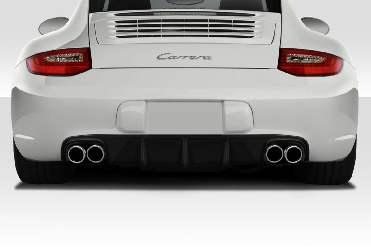 2009-2011 Porsche 911 Carrera 997 C2 C2S C4 C4S Targa 4 Targa 4S Cabriolet AF-2 Rear Diffuser (GFK) 1PC - 108928