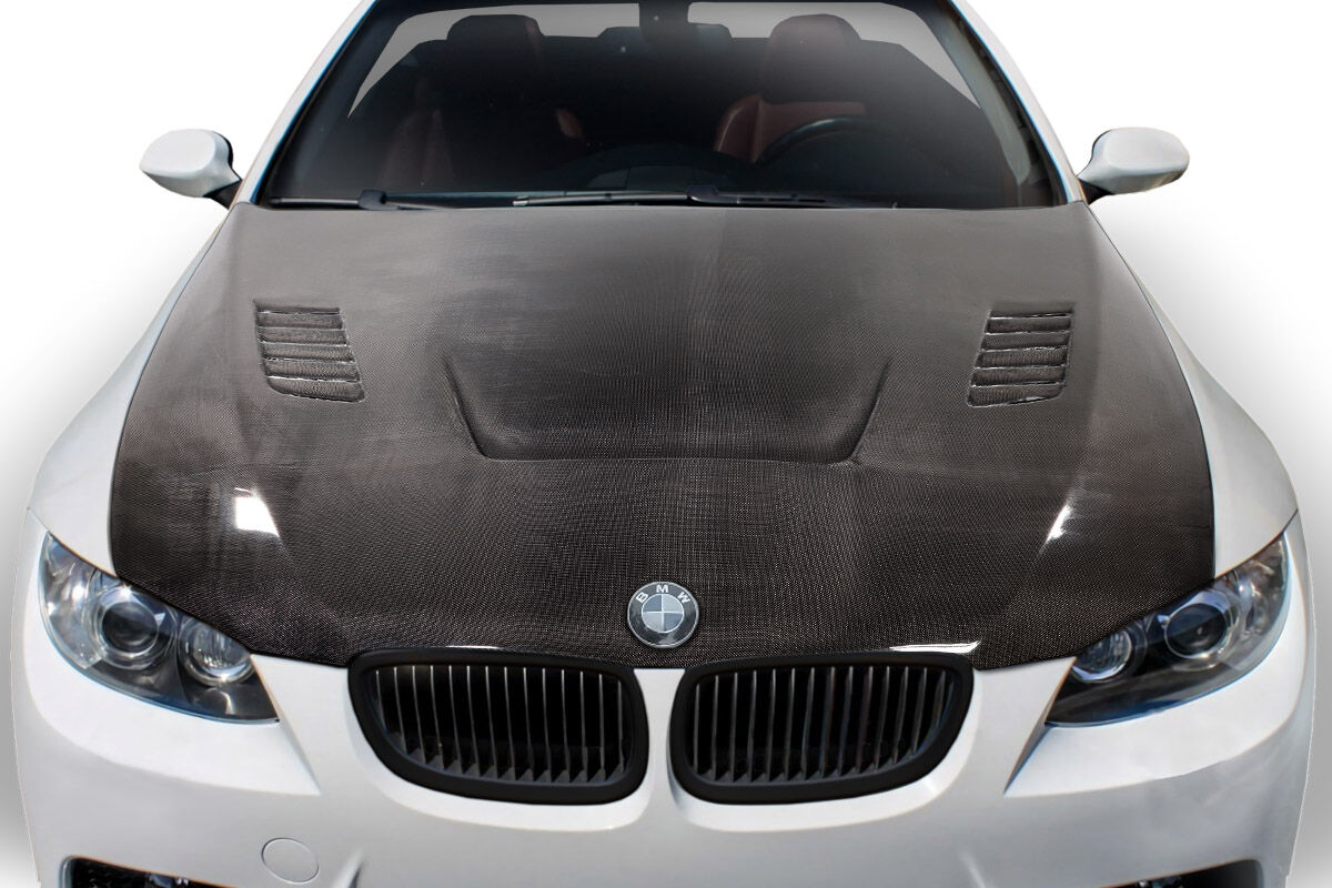 2007-2010 BMW 3 Series E92 2dr E93 Convertible Carbon AF-1 Hood (CFP) 1PC - 108932
