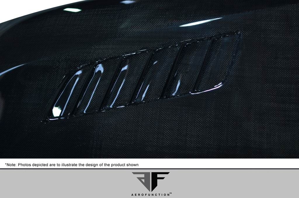 2007-2010 BMW 3 Series E92 2dr E93 Convertible Carbon AF-1 Hood ( CFP ) - 1 Piece