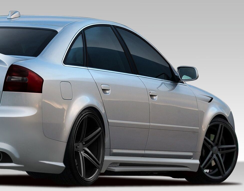 1998-2004 Audi A6 S6 4DR Wagon Duraflex CT-R Side Skirt Rocker Panels - 2PC - 10
