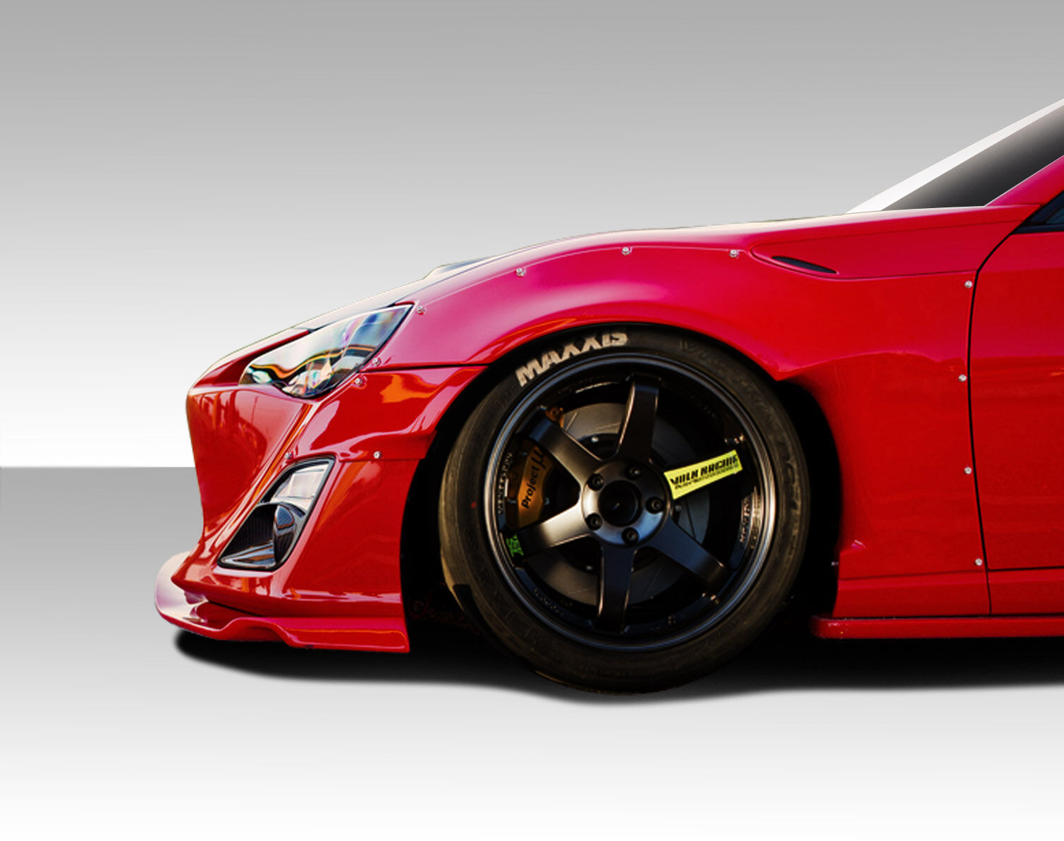 2013-2016 Scion FR-S Duraflex GT500 Wide Body Front Fenders - 4PC - 109029
