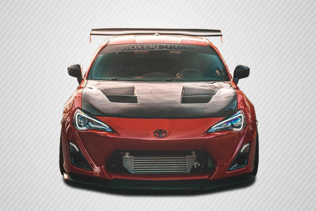 2013-2016 Scion FR-S Carbon Fiber 86-R Hood - 1 Piece - 109036