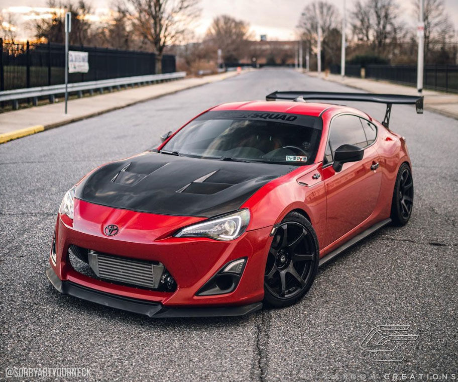 2013-2020 Scion FR-S Toyota 86 Subaru BRZ Carbon Creations 86-R Hood - 1 Piece