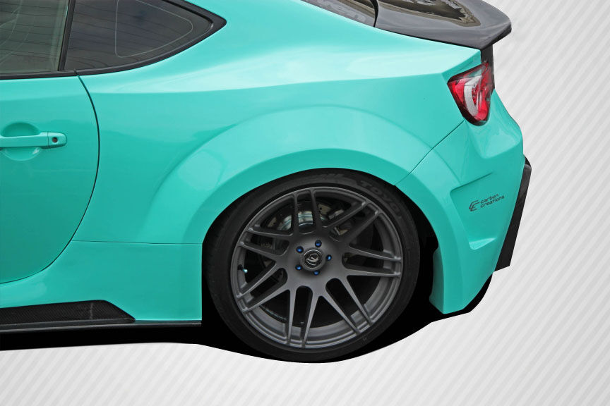 2013-2016 Scion FR-S Subaru BRZ Duraflex 86-R Wide Body Rear Fenders - 2PC - 109