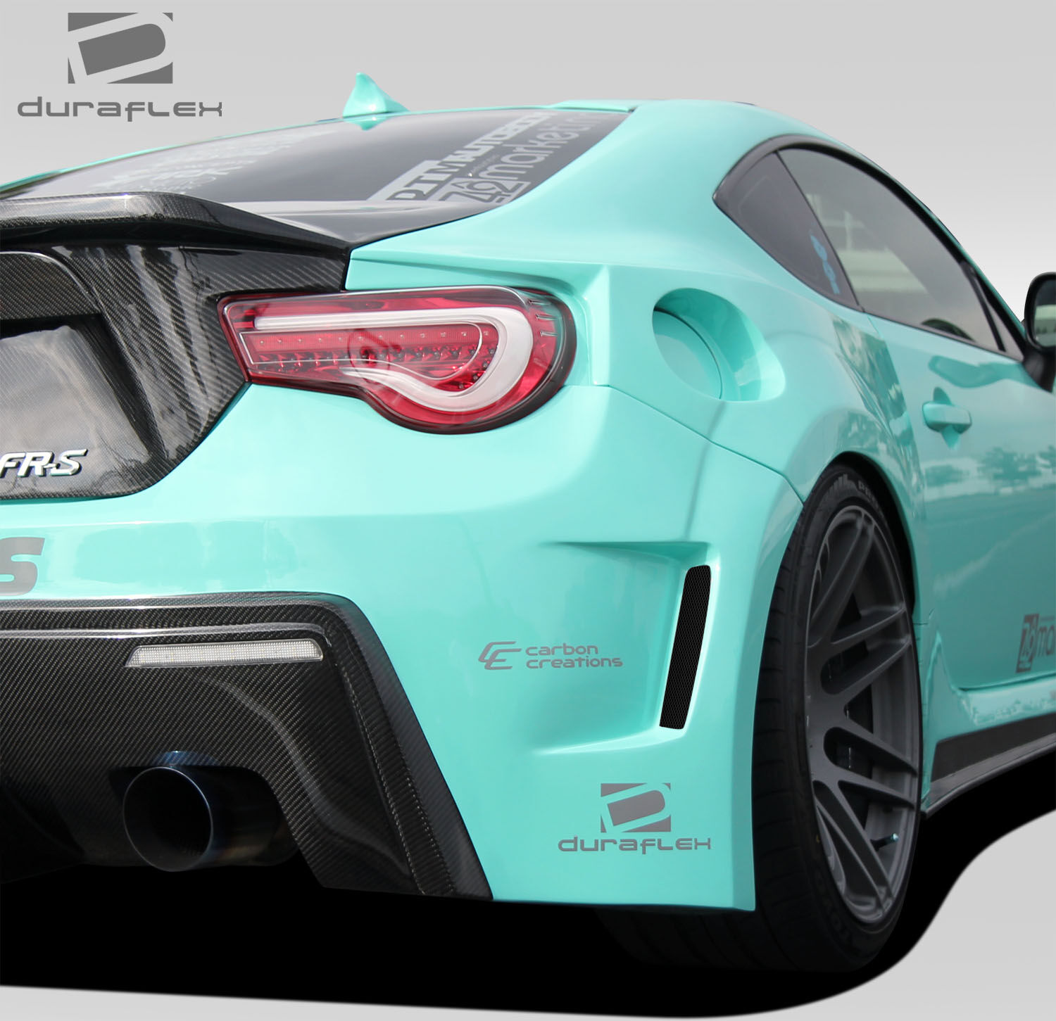 2013-2020 Scion FR-S Toyota 86 Subaru BRZ Duraflex 86-R Wide Body Rear Fenders - 2 Piece