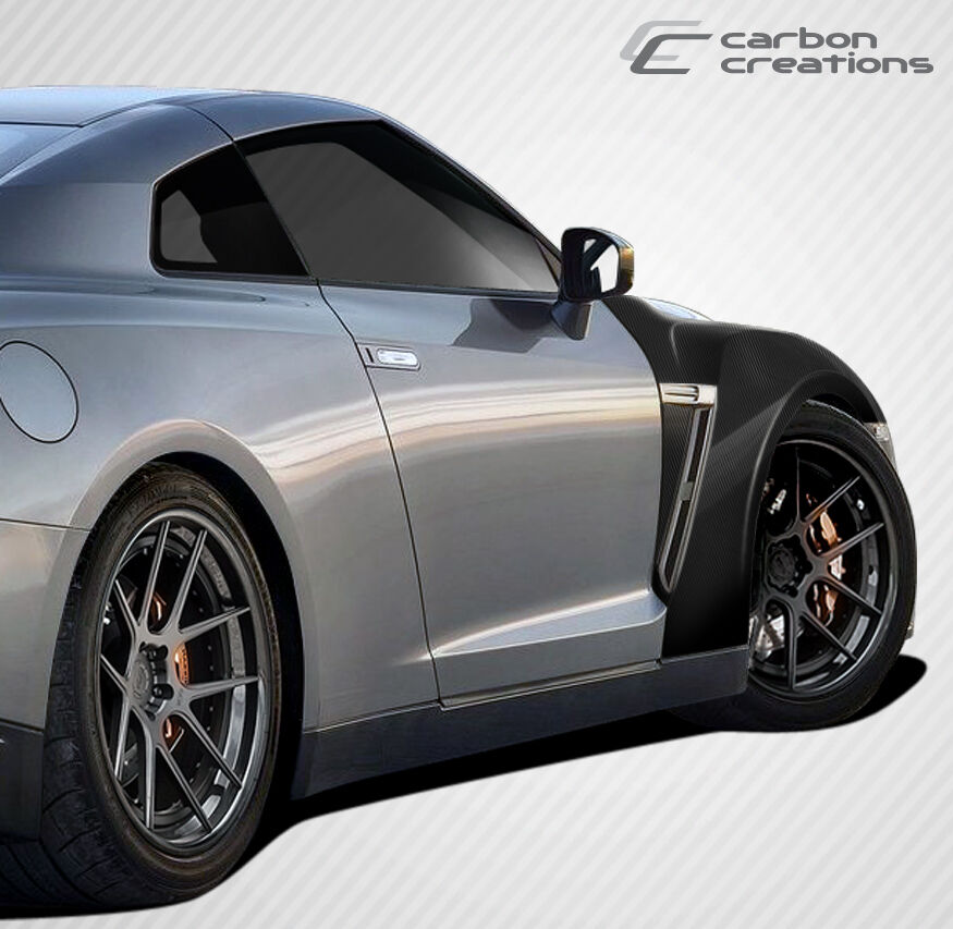 2009-2020 Nissan GT-R R35 Carbon Creations OEM Look Fenders - 4 Piece