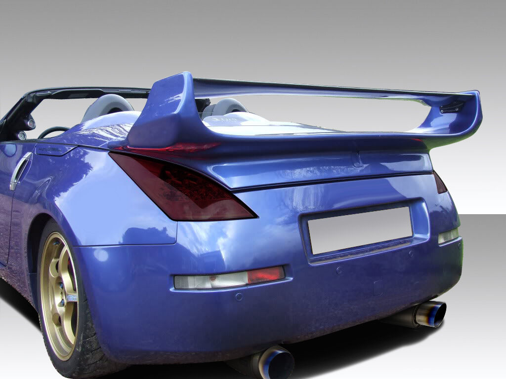 2003-2008 Nissan 350Z Convertible Duraflex Vader 3 Rear Wing Trunk Lid Spoiler -