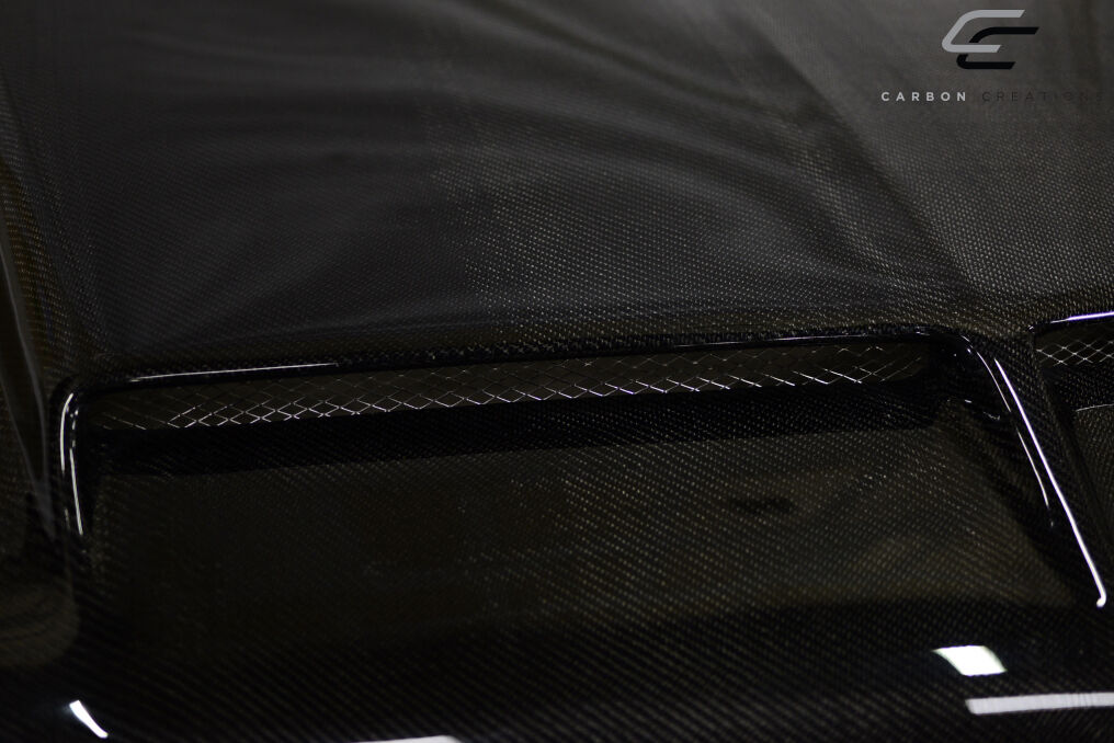 2010-2012 Ford Mustang Carbon Creations GT500 Hood - 1 Piece