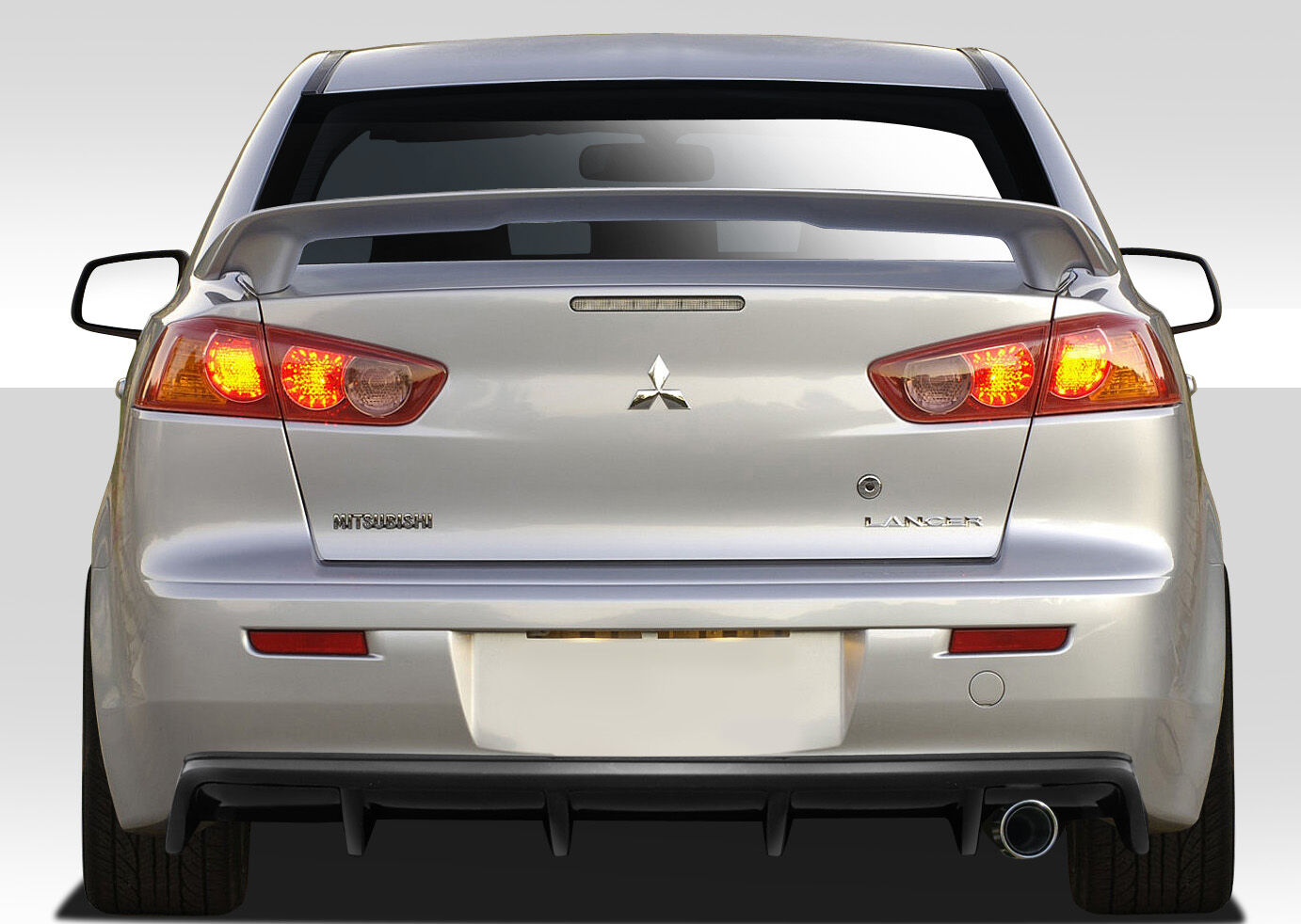 2008-2015 Mitsubishi Lancer 4DR Duraflex M Power Rear Diffuser - 1PC - 109290