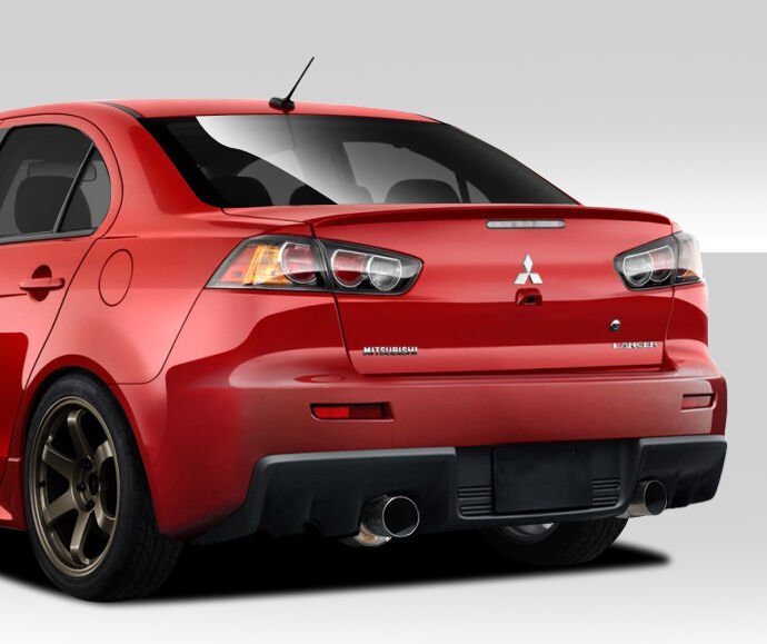 2008-2015 Mitsubishi Lancer Duraflex Evo X V2 Rear Bumper Cover - 1PC - 109321