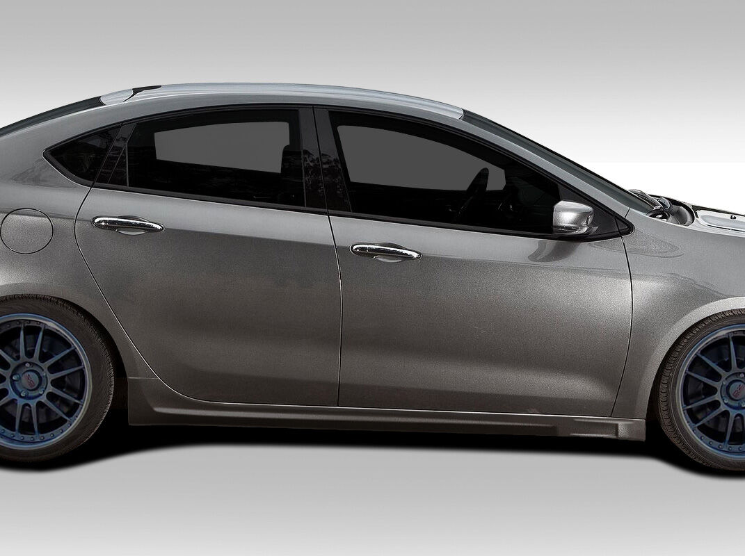 2013-2016 Dodge Dart Duraflex Racer Side Skirt Rocker Panels - 2PC - 109332