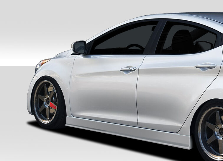 2011-2015 Hyundai Elantra Duraflex Racer Side Skirt Rocker Panels - 2PC - 109338