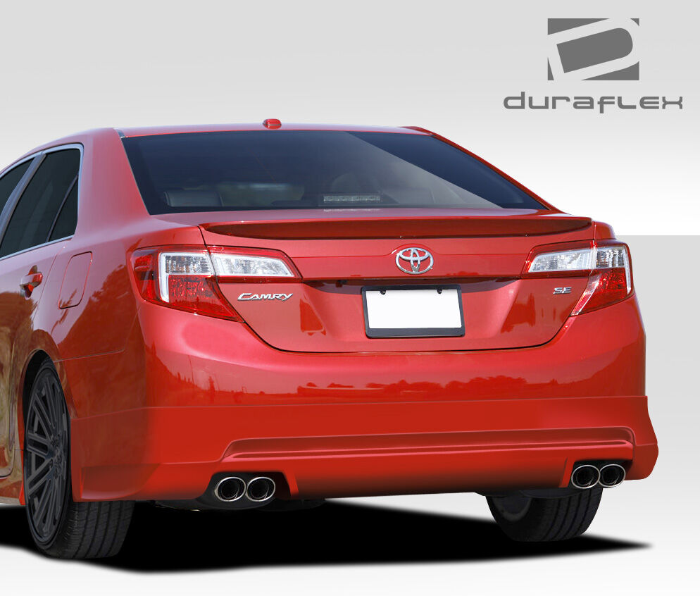 2012-2014 Toyota Camry Duraflex Racer Rear Lip Under Spoiler Air Dam - 1 Piece