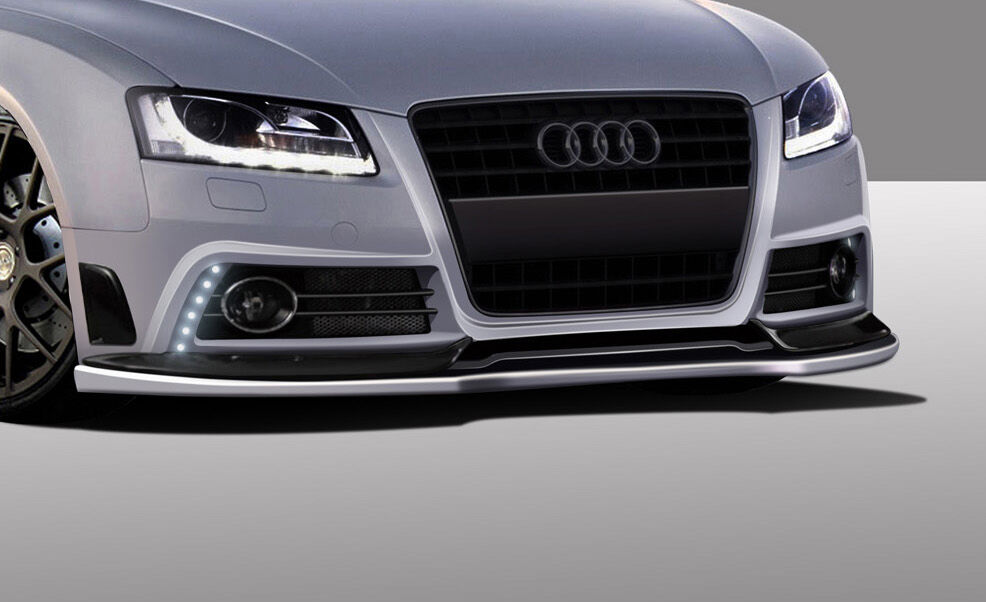 Duraflex Eros Version 1 Style Fiberglass/FRP Front Bumper Lip/Add On for 2008-2012 Audi A5 - 109345