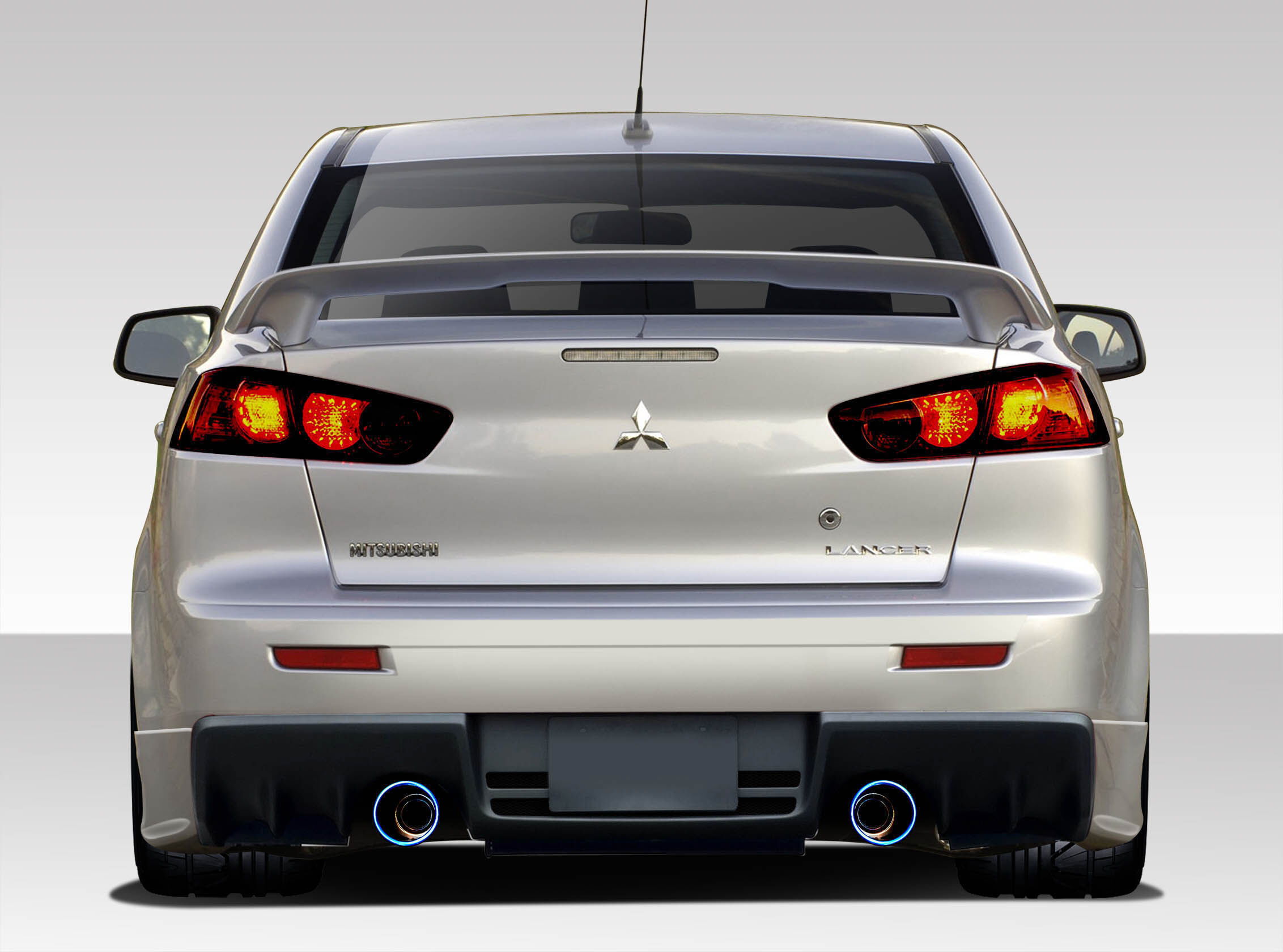 2008-2015 Mitsubishi Lancer Duraflex Evo X V3 Rear Bumper Cover - 1PC - 109415