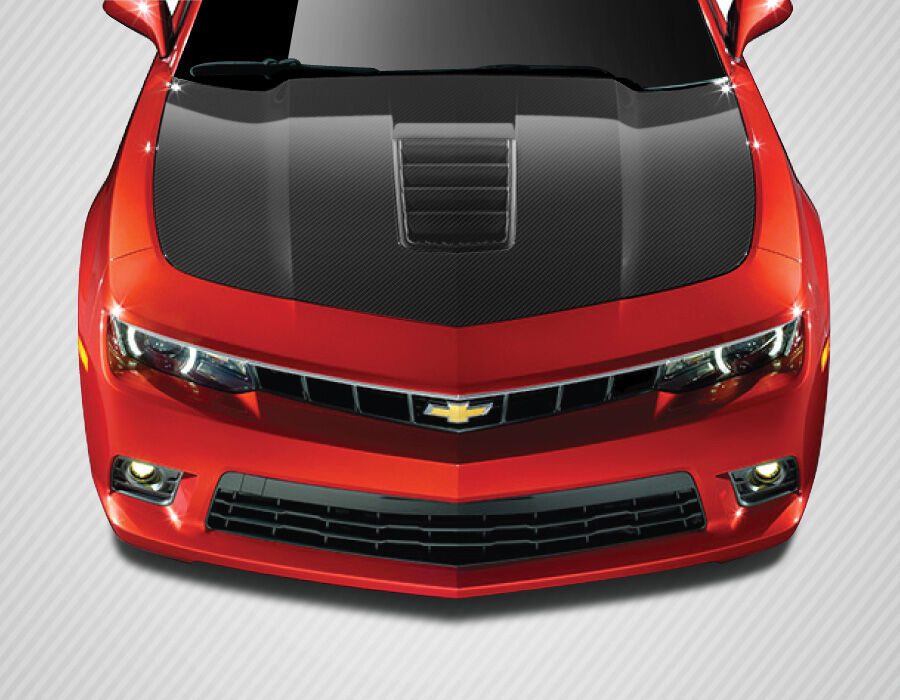 2010-2015 Chevy Camaro Carbon Fiber Z28 Look Hood - 1 Piece - 109491