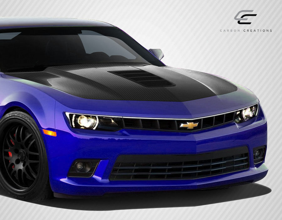2010-2015 Chevrolet Camaro Carbon Creations Z28 Look Hood - 1 Piece
