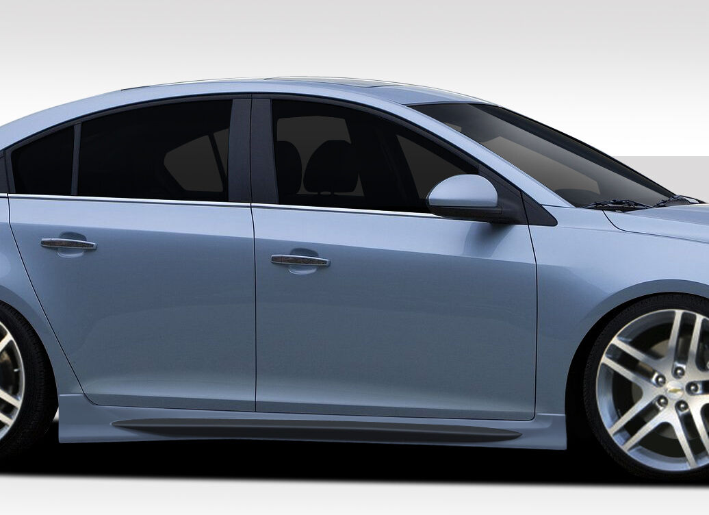 2011-2015 Chevy Cruze Duraflex GT Racing Side Skirt Rocker Panels - 2PC - 109503