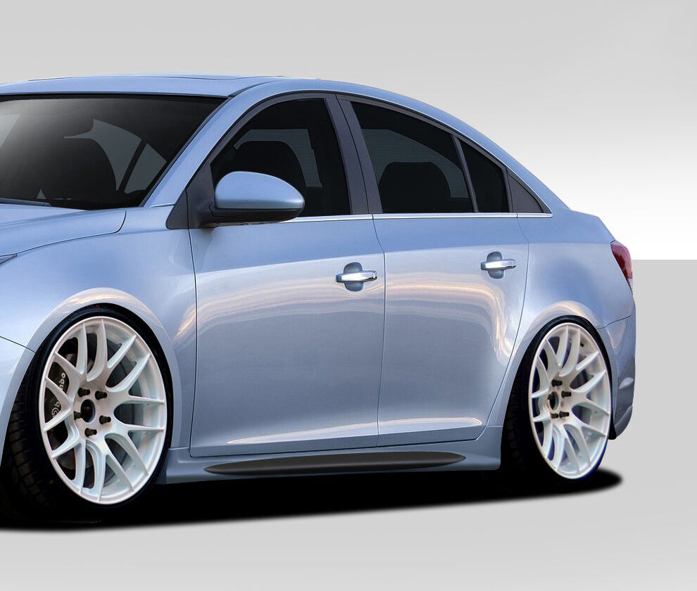 2011-2015 Chevrolet Cruze Duraflex GT Racing Side Skirt Rocker Panels - 2 Piece